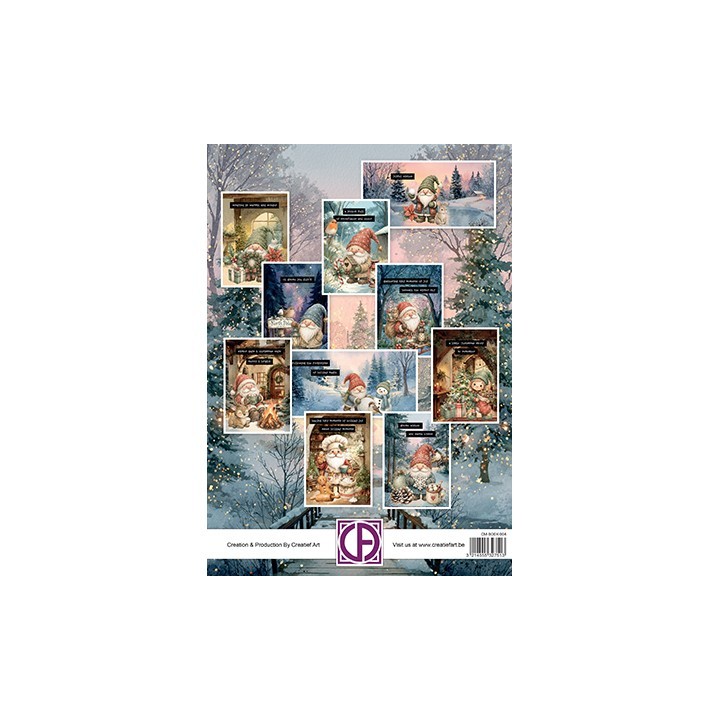 (CM-BOEK-004)3D Creative CutOuts Crafted Memories - Art Journaling - Silent Spark