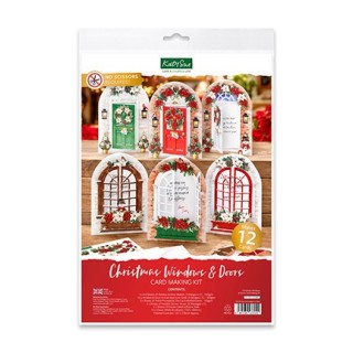 (17-10111CWD)Katy Sue Designs Christmas Windows and Doors - Card Making