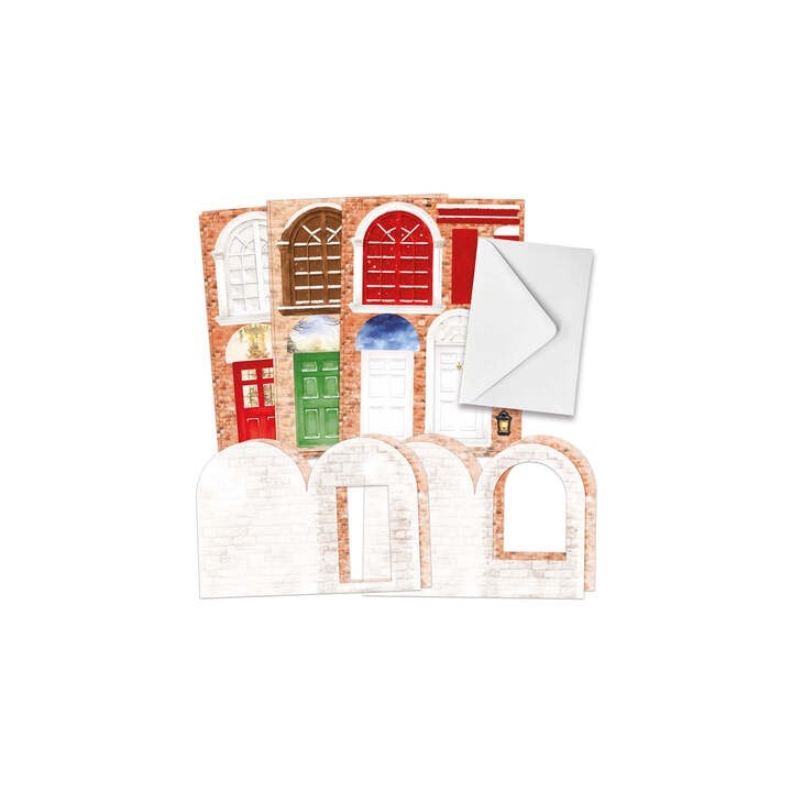 (17-10111CWD)Katy Sue Designs Christmas Windows and Doors - Card Making