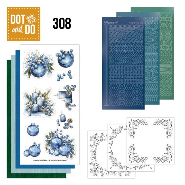 (DODO308)Dot and Do 308 - Blue Christmas