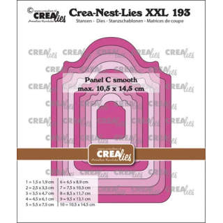 (CLNestXXL193)Crea-Nest-Lies XXL Dies Panel C Smooth