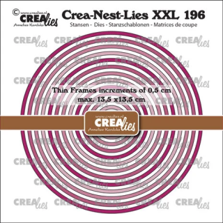 (CLNestXXL196)Crea-Nest-Lies XXL Dies Thin Frames Circles Smooth