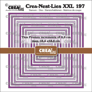 (CLNestXXL197)Crea-Nest-Lies XXL Dies Thin Frames Squares Smooth