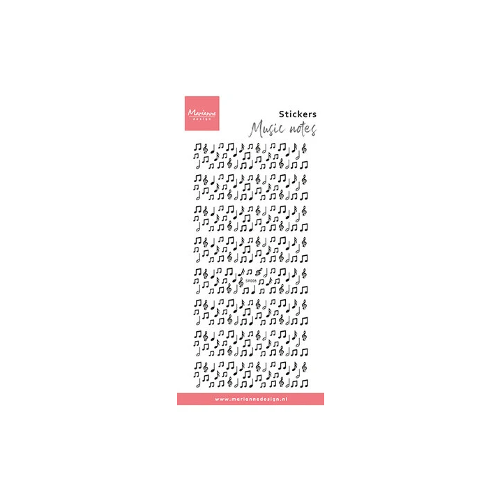 (CA3235)Marianne Design  Decoration Stickers Music Notes