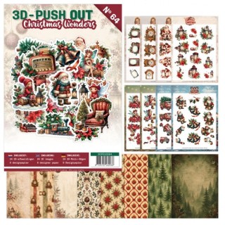 (3DPO10064)3D Push-Out Book 64 - Christmas Wonders