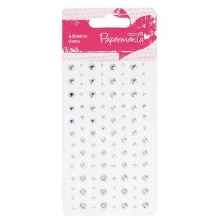 (PMA-351409)Adhesive strass - 104pcs - silver