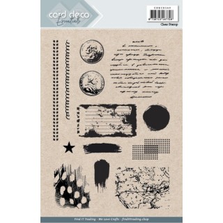 (CDECS160)Card Deco Essentials - Clear Stamps - A5 Backgrounds