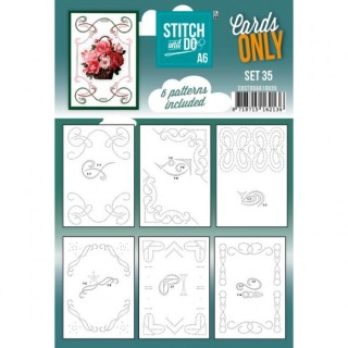 (COSTDOA610035)Stitch and Do - Cards Only A6 - Set 35