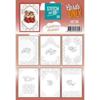 (COSTDOA610036)Stitch and Do - Cards Only A6 - Set 36