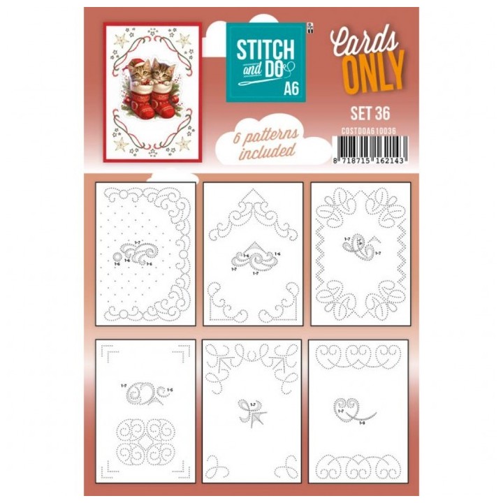 (COSTDOA610036)Stitch and Do - Cards Only A6 - Set 36