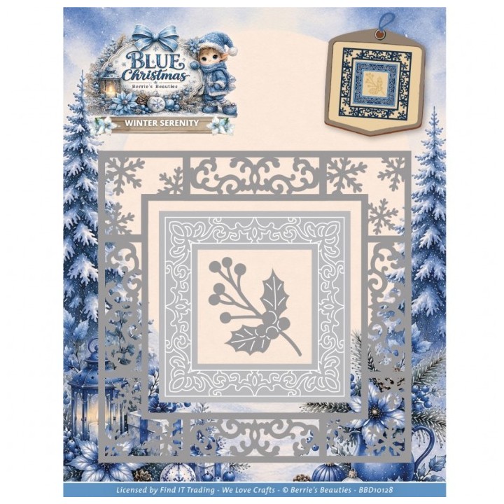 (BBD10128)Dies - Berries Beauties - Blue Christmas - Winter Serenity