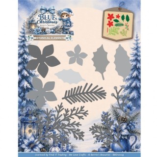 (BBD10129)Dies - Berries Beauties - Blue Christmas - Botanical Elements