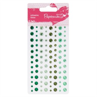 (PMA-351415)Adhesive strass - 104pcs - vert