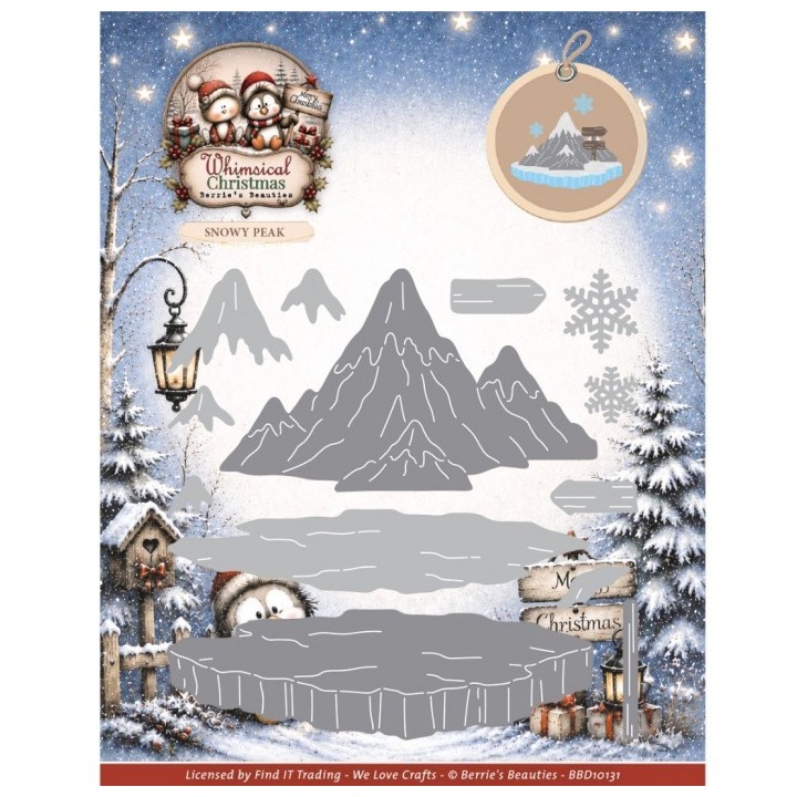 (BBD10131)Dies - Berries Beauties - Whimsical Christmas - Snowy Peak