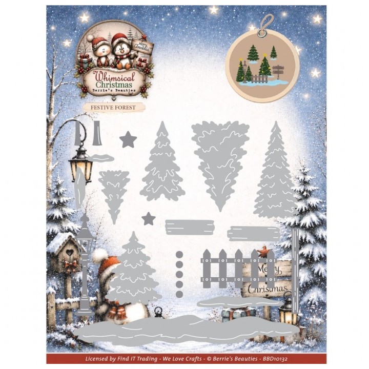 (BBD10132)Dies - Berries Beauties - Whimsical Christmas - Festive Forest
