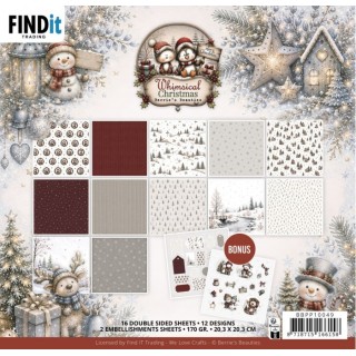(BBPP10049)Paperpack - Berries Beauties - Whimsical Christmas 20 x 20 cm