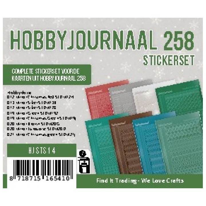 (HJSTS14)Stickerset Hobbyjournaal 258
