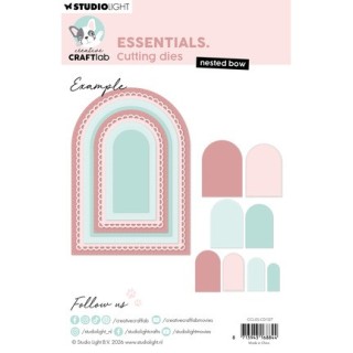 (CCL-ES-CD1127)StudioLight Dies – Nested Bow Essentials n° 1127