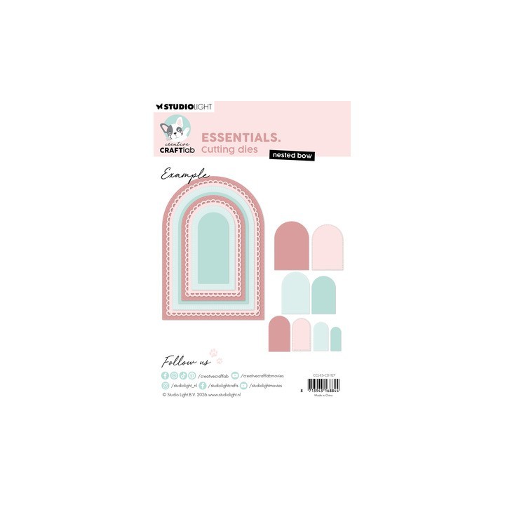 (CCL-ES-CD1127)StudioLight Dies – Nested Bow Essentials n° 1127
