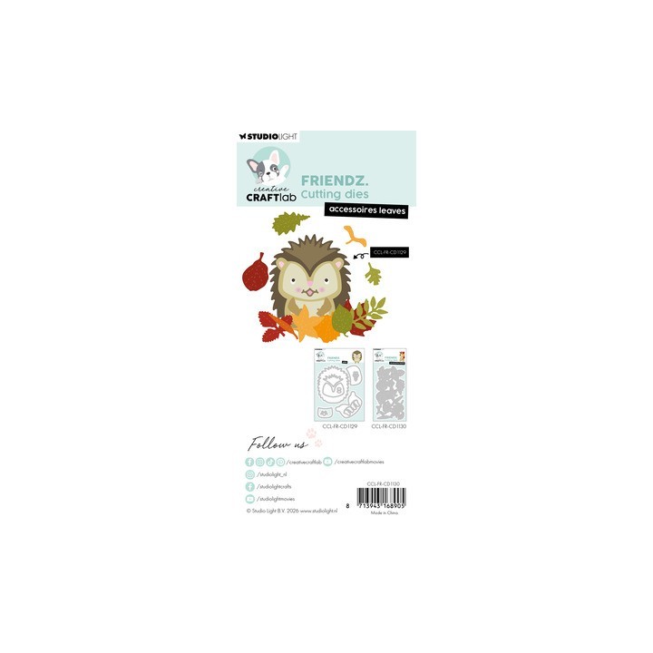 (CCL-FR-CD1130)StudioLight Dies – Accessoires Leaves Friendz n° 1130