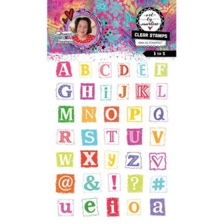 (ABM-26-STAMP967)Studio light Stamp A to Z Art by Marlene n° 967