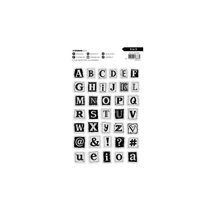 (ABM-26-STAMP967)Studio light Stamp A to Z Art by Marlene n° 967