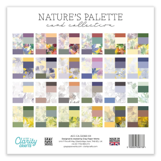 (ACC-CA-32080-XX)Clarity Nature's Palette Card Collection 8" x 8"