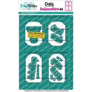 (CDSN-0398)CarlijnDesign Dies A6 Card Basics 1 by DaisCreaPlace