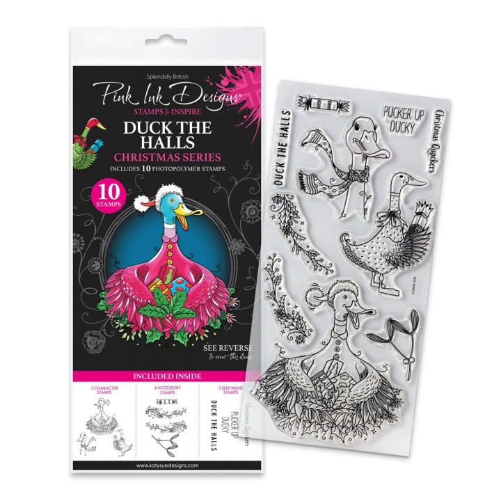 (07-0007-PI)Pink Ink Designs Duck The HallsDuck The Halls