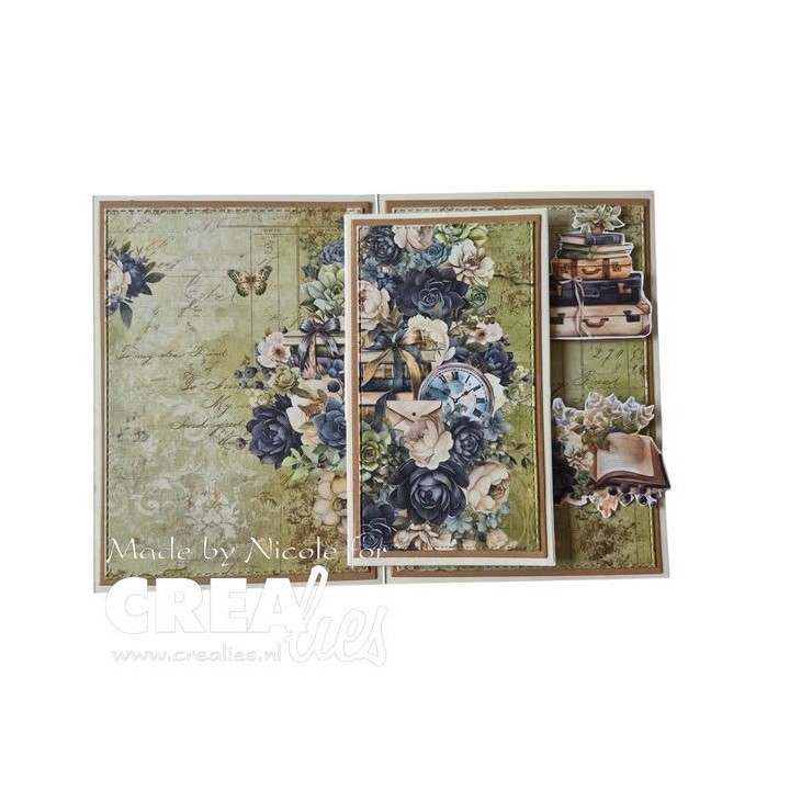 (CLCZ349)Cardzz Dies Twist & Double Slide out Mechanism (Fits in A6 and Square Card)