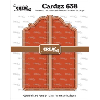 (CLCZ638)Cardzz Dies Cardzz Dies Gatefold Card Panel D
