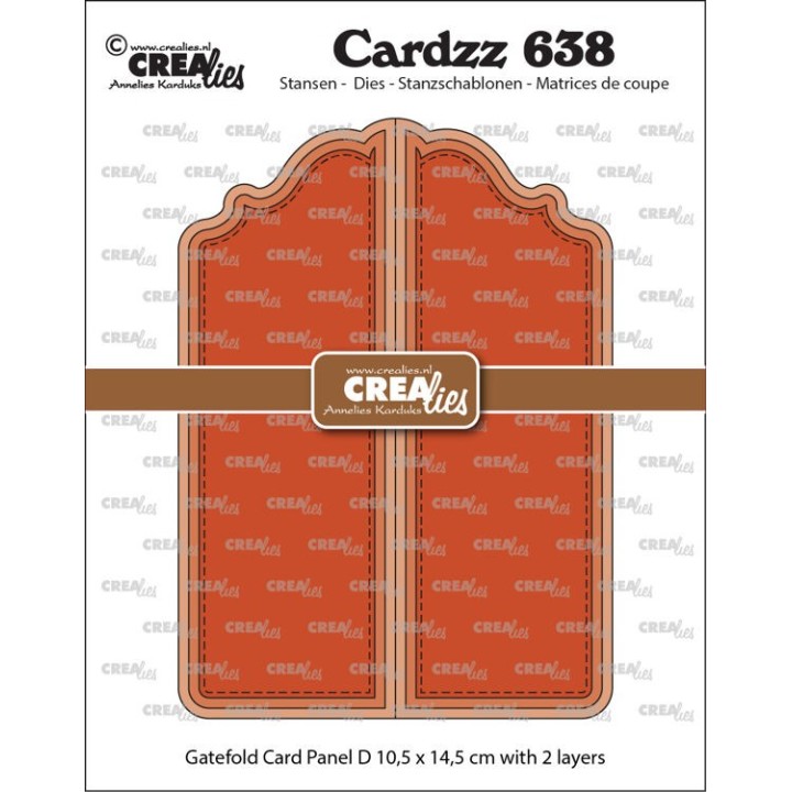 (CLCZ638)Cardzz Dies Cardzz Dies Gatefold Card Panel D