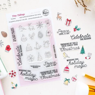 (333126)Pinkfresh Studio Season of Wonder Stamp Tiny Tidings by Inna Moreva