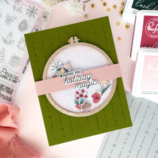 (333126)Pinkfresh Studio Season of Wonder Stamp Tiny Tidings by Inna Moreva