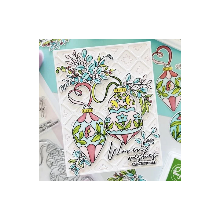 (331326)Pinkfresh Studio Season of Wonder Stamp Seasonal Sprigs by Dawn Woleslagle