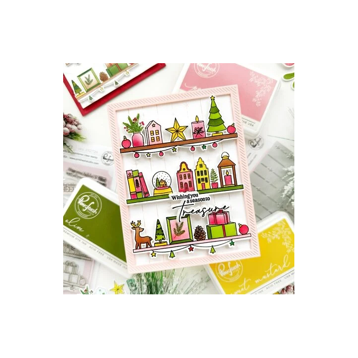 (332726)Pinkfresh Studio Season of Wonder Stamp Holiday Treasures by Inna Moreva