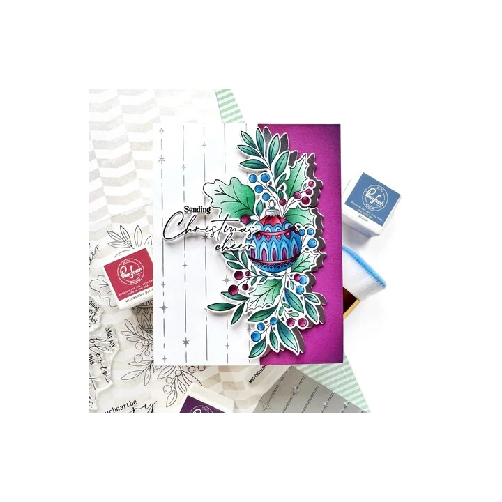 (331926)Pinkfresh Studio Season of Wonder Stamp Festive Flourish by Inna Moreva