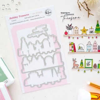 (332826)Pinkfresh Studio Season of Wonder Die Holiday Treasures by Inna Moreva