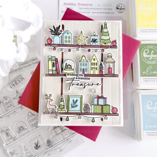 (332826)Pinkfresh Studio Season of Wonder Die Holiday Treasures by Inna Moreva