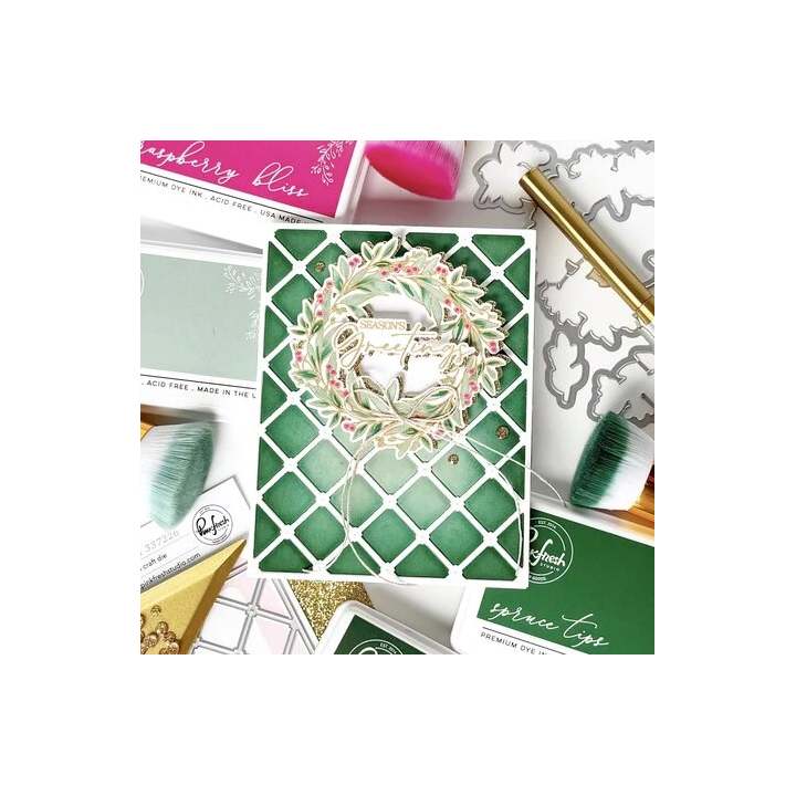 (337226)Pinkfresh Studio Season of Wonder Coverplate Die Celestial Weave by Inna Moreva