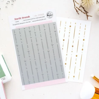 (333626)Pinkfresh Studio Season of Wonder Press Plate Starlit Strands by Inna Moreva