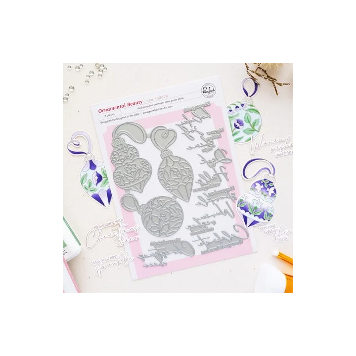 (332626)Pinkfresh Studio Season of Wonder Press Plate Ornamental Beauty by Inna Moreva