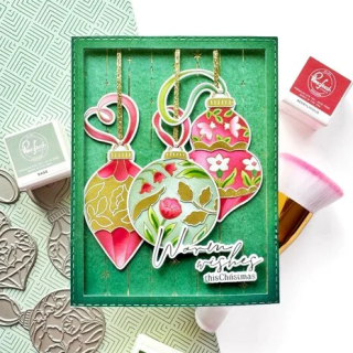 (332626)Pinkfresh Studio Season of Wonder Press Plate Ornamental Beauty by Inna Moreva