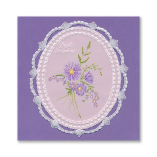 (GRO-FL-42685-26)Groovi Plate Midi Country Garden Posy
