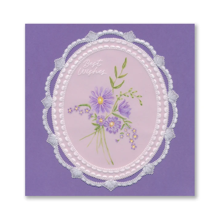 (GRO-FL-42685-26)Groovi Plate Midi Country Garden Posy