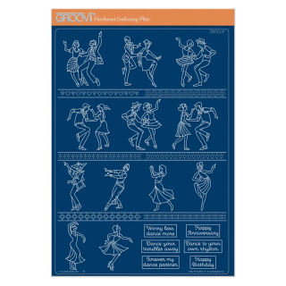 (GRO-PE-42691-16)Groovi plate A4 - The Joy of Dance