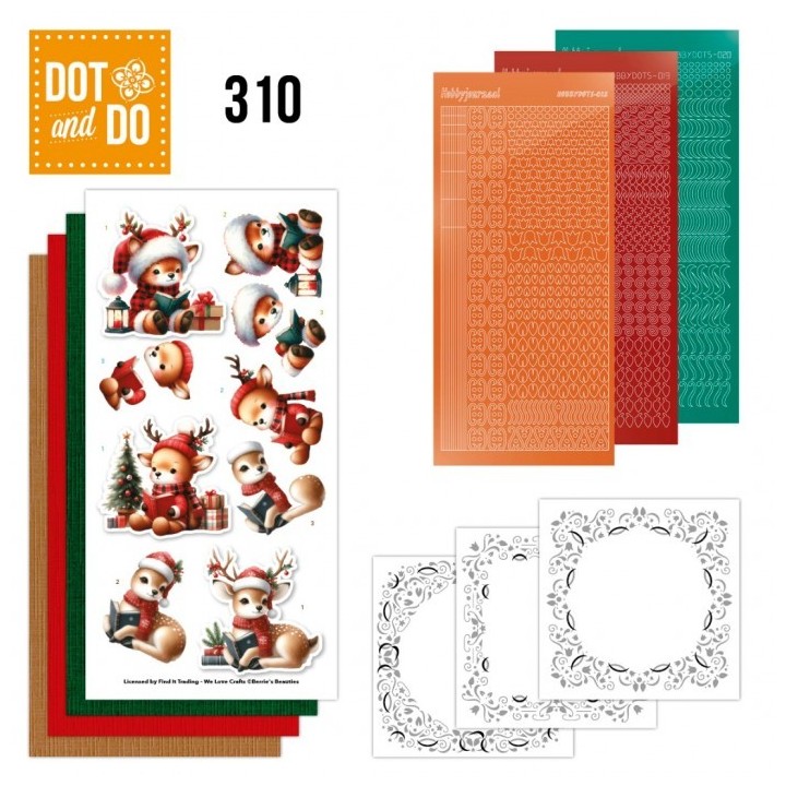 (DODO310)Dot and Do 310 - Furry Christmas Friends