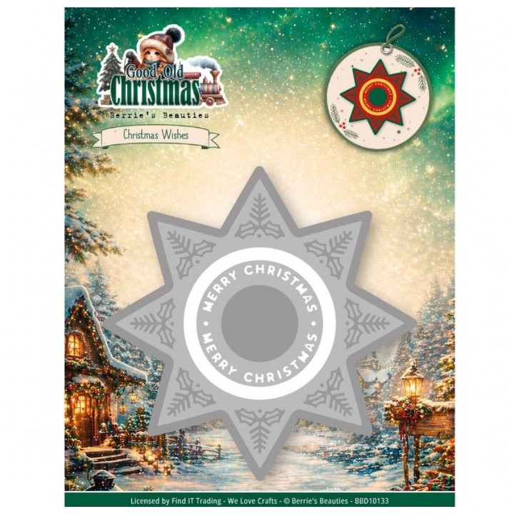(BBD10133)Dies - Berries Beauties - Good Old Christmas - Christmas Wishes