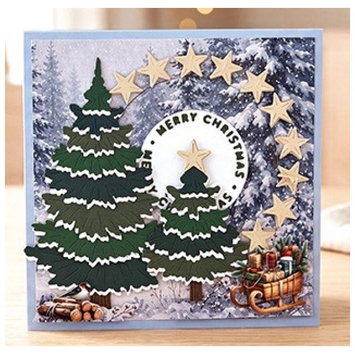(BBD10135)Dies - Berries Beauties - Good Old Christmas - Oh Christmas Tree