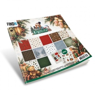 (BBPP10052)Paperpack - Berries Beauties - Good Old Christmas 20 x 20 cm